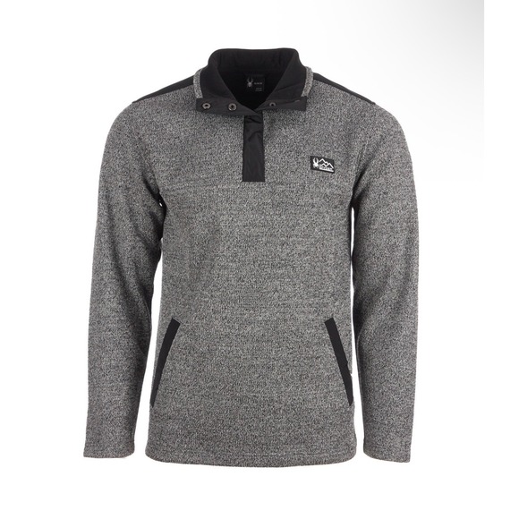 Spyder Other - Spyder Men's Outbound Half Snap Midweight Core Pullover Charcoal Size Large NWT